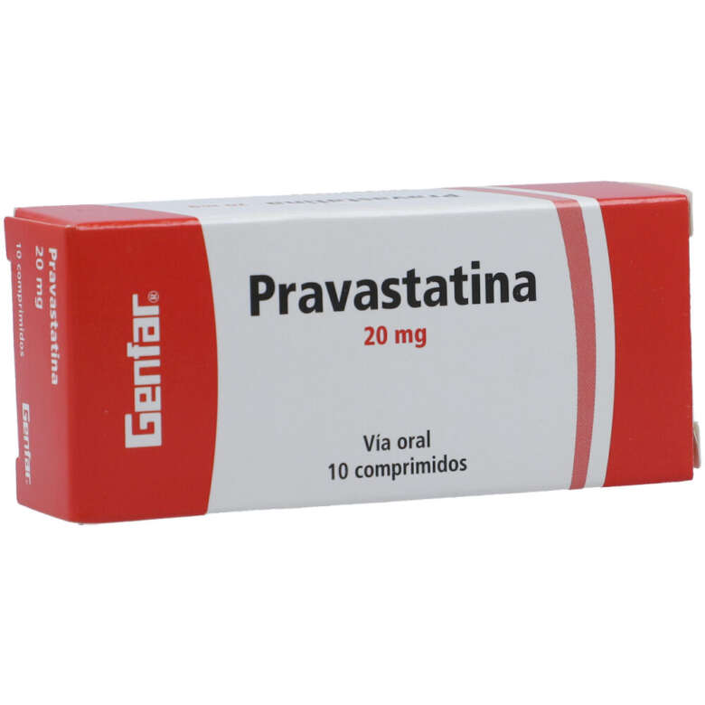 Pravastatina 20mg X 10 Comprimidos GENFAR Farmacia Mariana