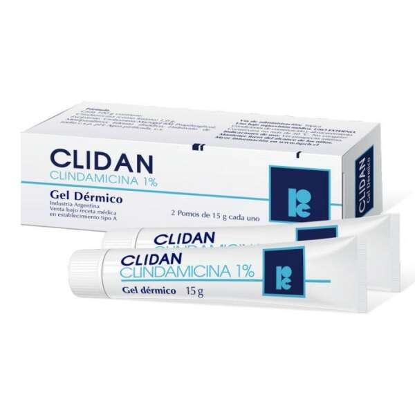 Clidan Clindamicina 1% Gel Dérmico X 30g (2 Pomo De 15 Gr)(CASSARA ...