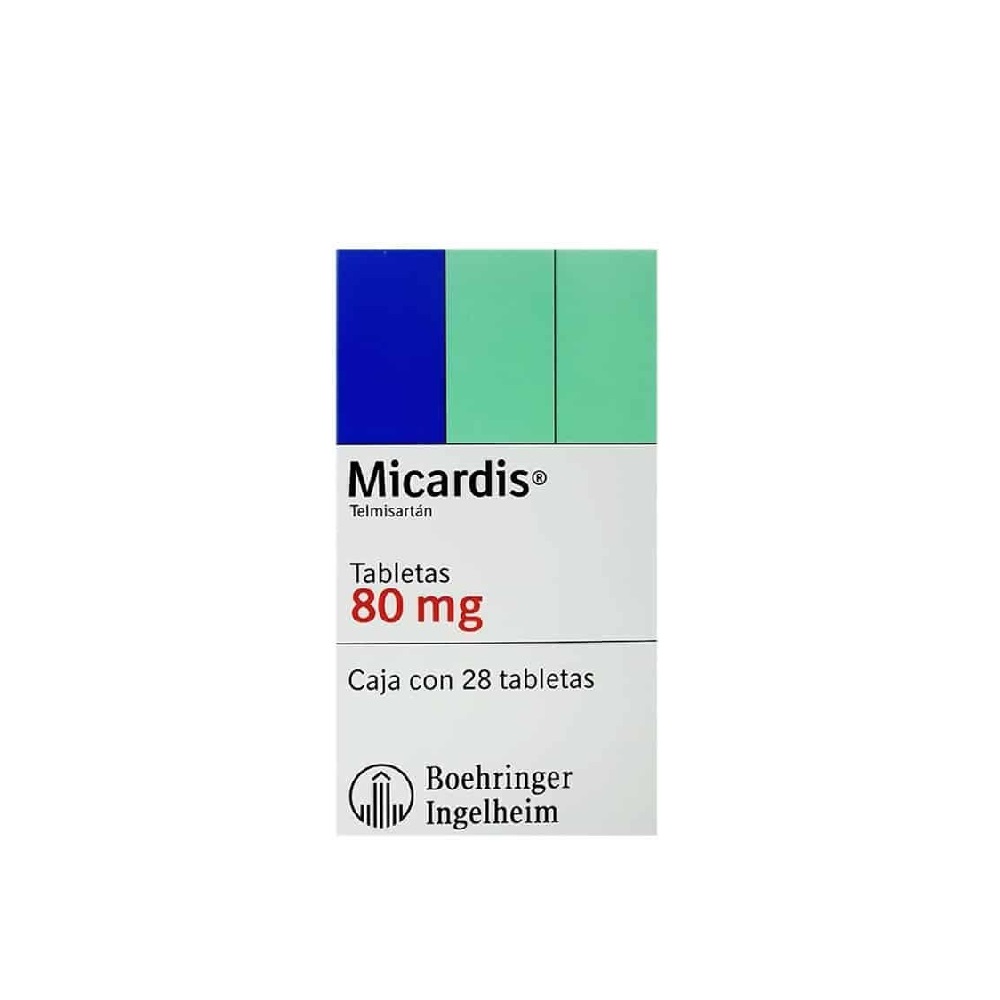 Micardis Telmisartan 80mg X 28 Comrpimidos (BOEHRINGER INGELHEIM ...